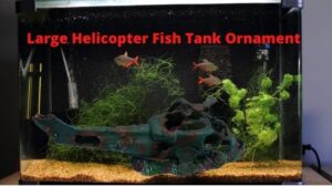 Large Helicopter Fish Tank Ornament