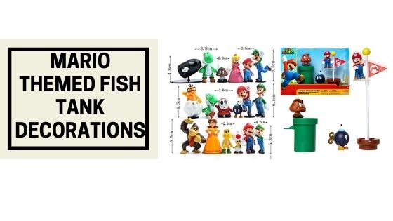 mario themed fish tank decorations