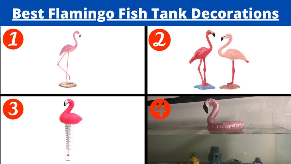 Flamingo Fish Tank Decoration